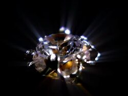 Shine diamond spinning HD, NTSC, PAL Stock Footage