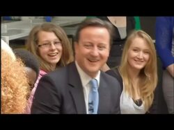 David Cameron campaigns with Michael Caine News Clip