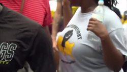 Michael Brown anniversary march in Ferguson News Clip