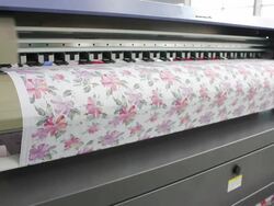 WS A large format ink jet printer/xian,shaanxi,China Stock Footage