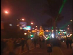 Halloween party with Pink and Berlin Stock Footage