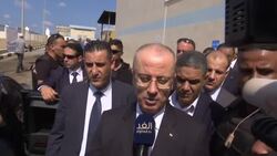 PM tours water plant before returning to West Bank News Clip
