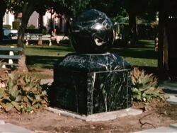 Memorial for Rudolph Valentino Stock Footage