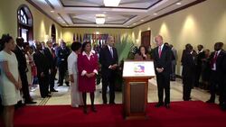 US Attorney General Holder meets Caribbean leaders at summit Instructional Video
