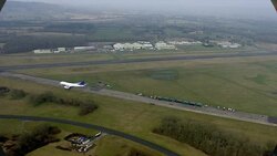 Aerial views of Dunsfold Aerodrome News Clip