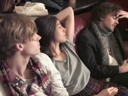 Chairlift Interview (clip 7) Stock Footage