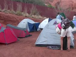 HD: Goulding's Campground Stock Footage