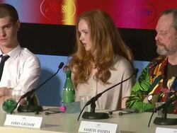 Cannes Film Festival 2009: The Imaginarium of Dr Parnassus Press Conference Stock Footage