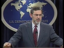 USA: LOCKERBIE VICTIMS FAMILIES MEET COLIN POWELL Instructional Video