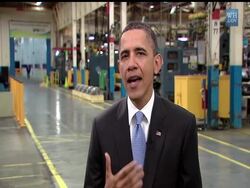 President Barack Obama is reassuring the public that jobs and the economy are his top priority. (May 7) News Clip