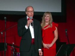 PRESENTATION: Rod Sherwood, Daphna Edwards Ziman at Cinemoi, International Lifestyle Television Network, Says Bonjour! Ciao! To American Viewers With Their U.S. Launch Party on 10/2/12 in Beverly Hills, CA. Stock Footage