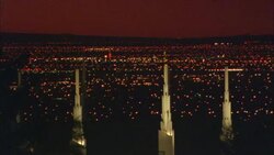 City lights twinkle in Las Vegas. Stock Footage