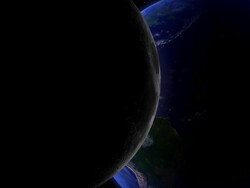 Eclipse Earth Stock Footage