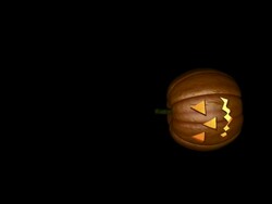 Bouncin' Pumpkin vertical Stock Footage