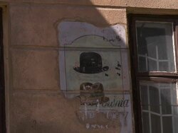 CU hats - painting  Stock Footage