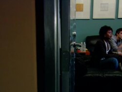 MS, PAN, People working in recording studio Stock Footage