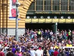 AFL Grand Final Parade Stock Footage