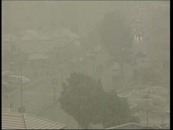 Snow falls in Jerusalem and Ramallah News Clip