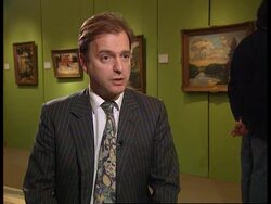 UK - Churchill paintings go on display News Clip