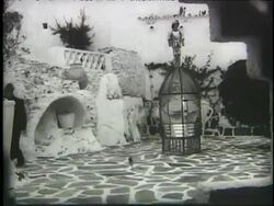 Salvador Dali at home Stock Footage