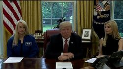 Trump Phones Record-Breaking Astronaut Instructional Video