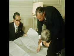 SYND 19/12/73: HATEM AND MIKI DISCUSS FINANCIAL CO OPERATION News Clip