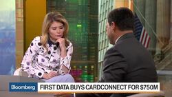First Data CEO Taking M&A Break After CardConnect News Clip