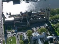 Westminster, Big Ben & Parliament Aerials News Clip