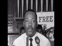 CAN236 MARTIN LUTHER KING AT SEGREGATION PROTEST IN FLORIDA News Clip