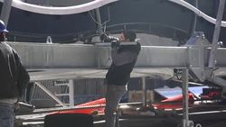 Times Square is being transformed into a mecca of everything football, including a 60-foot toboggan run. Events kick off Wednesday with the arrival of the Vince Lombardi Trophy and the unveiling of 20-foot tall Super Bowl Roman numerals (Jan. 27) News Clip