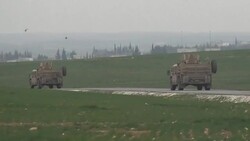 CLEAN : US forces look on as allies clash in north Syria News Clip