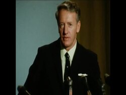 SYND 5-12-72 RHODESIAN PRIME MINISTER IAN SMITH HOLDS PRESS CONFERENCE News Clip