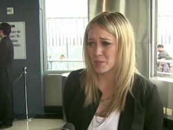 EVENT CAPSULE CLEAN: Hilary Duff Hosts Lighting Ceremony For AIDS Walk NY Stock Footage