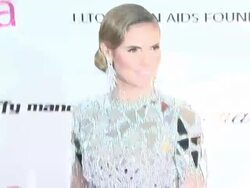 Heidi Klum at the 19th Annual Elton John AIDS Foundation Academy Awards Viewing Party at West Hollywood CA. (Footage by WireImage Video/GettyImages) Stock Footage