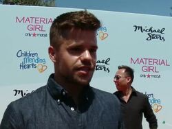 INTERVIEW - Max Carver at Children Mending Hearts 7th Annual Fundraiser 'Empathy Rocks!' Stock Footage