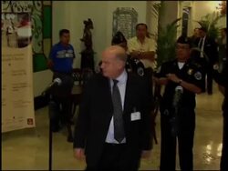 Rallies, OAS delegation, Spanish judge Garzon News Clip