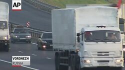 A Russian aid convoy on Thursday resumed its travels toward Ukraine, taking the road leading south toward the rebel-held city of Luhansk. (Aug. 14) News Clip