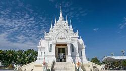Temple asia with in timelapse Stock Footage