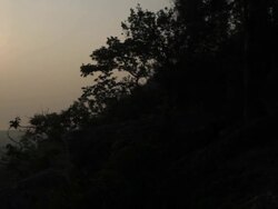 Sunrise at Hua Hin City in the mist Stock Footage