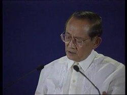 PHILIPPINES: PRESIDENT RAMOS' SPEECH PRAISES ECONOMIC GROWTH News Clip