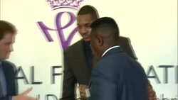 Prince Harry Holds Ceremony With NBA Stars At St James Palace News Clip