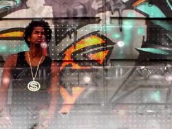 Graffiti Boy Stock Footage