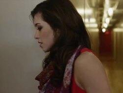 MS Woman knocking on apartment door / Salt Lake City, Utah, USA Stock Footage