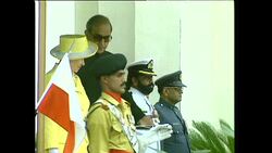 Queen & Prince Philip Inspect the Troops News Clip