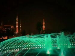 HD: The Blue Mosque Stock Footage