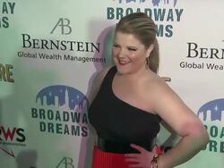 Ryann Redmond at The Broadway Dreams Foundation "Champagne And Caroling" Gala - Arrivals Stock Footage