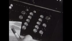 CU Man typing financial numbers on cash register / United States Stock Footage