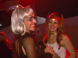 ATMOSPHERE - Signage at Playboy And Universal Pictures' Kick-Ass 2 Event At Comic-Con - Sponsored By AXE Black Chill on 7/20/2013 in San Diego, CA. (Footage by WireImage Video/Getty Images Entertainment Video) Stock Footage