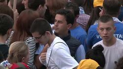 CLEAN : Muslims and Christians throng Albania streets to greet Pope News Clip