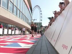 ATMOSPHERE: Arqiva British Academy Television Awards at The National Theatre on May 27, 2012 in London, England (Footage by WireImage Video/Getty Images) Stock Footage